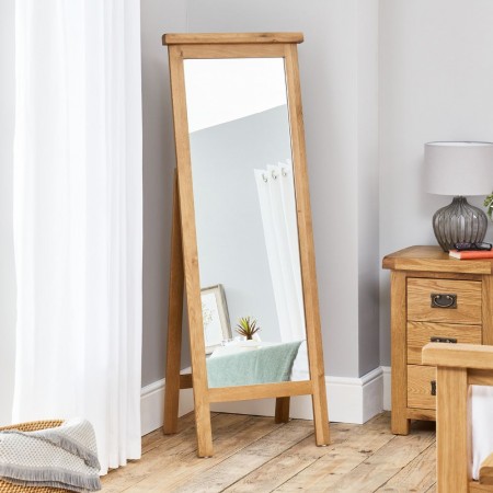 Solid Oak : Khung Gương Gỗ Sồi Toàn Thân - H1m6